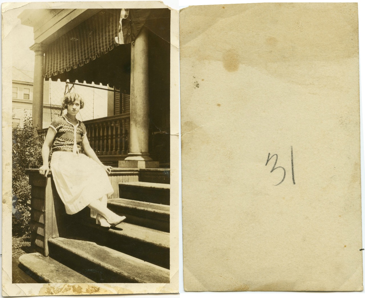 <b>1920s-Woman-on-Porch</b><br><i>1920s-Woman-on-Porch</i><br><i>Undated</i>